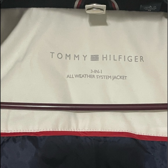 White Tommy Hilfiger Systems Jacket Shell Only M - Picture 10 of 14